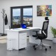 Zostava kancelárskeho nábytku Visio 1, 160 cm - Biela
