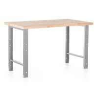 Výškovo nastaviteľný dielenský stôl Basic 120 x 80 cm