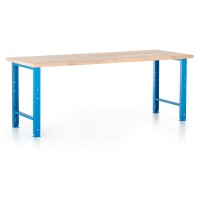 Výškovo nastaviteľný dielenský stôl Basic 220 x 80 cm