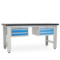 Dielenský stôl Solid MDF-22, 180 cm, 2 závesné boxy