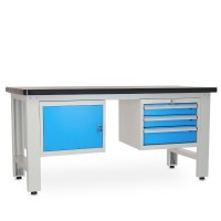 Dielenský stôl Solid MDF-13, 180 cm, 2 závesné boxy